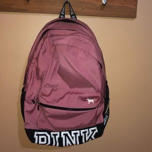 Pink backpack